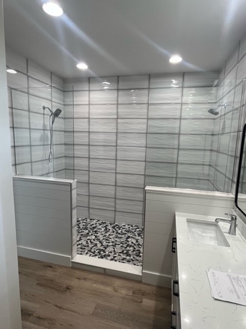 Shower Door Wing Panels No Door Channel No Radius