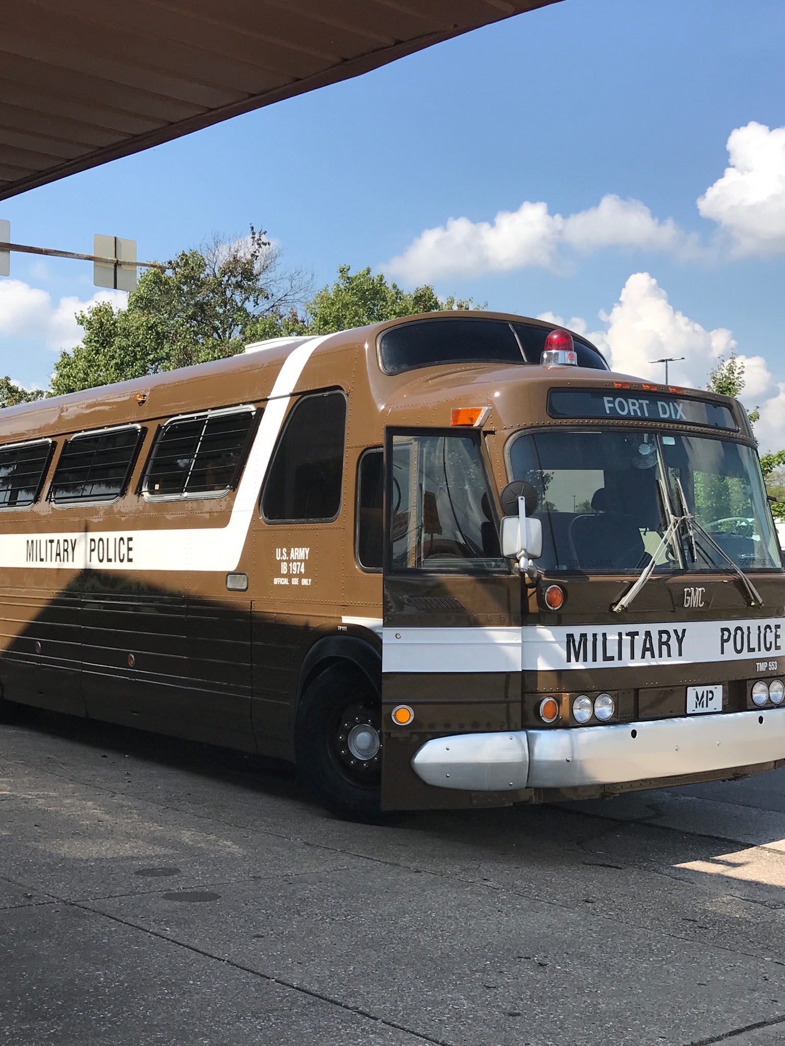 Antique Bus Glass Repair