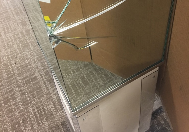 Mirrored Column Broken Mirror Mirrored Column Broken Mirror