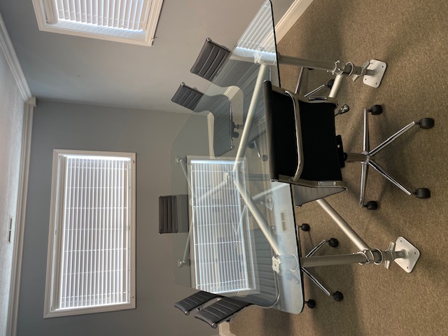 Scaffolding Conference Table Tempered Polished Glass Scaffolding Conference Table Tempered Polished Glass