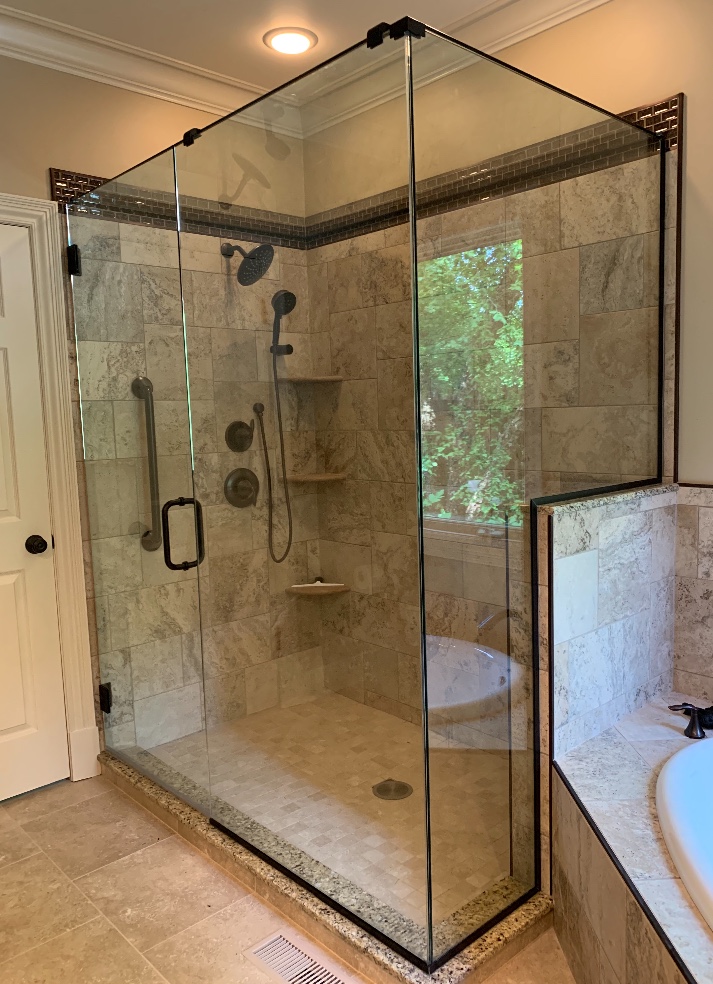 Siemers Shower Install 6.5.19 1 Frameless Glass Siemers Shower Install 6.5.19 1 Frameless Glass